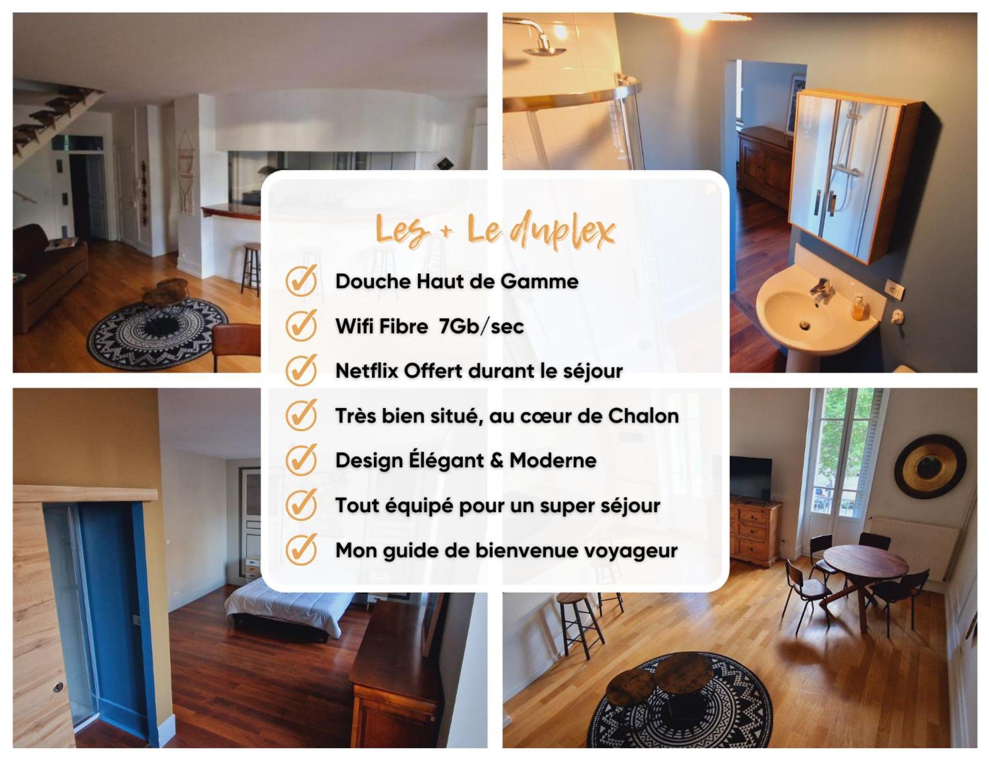 Le Duplex Lägenhet Chalon-sur-Saône Exteriör bild